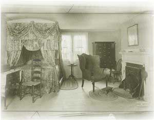 Obývací pokoj na počátku 19. století