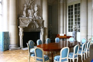 Typický interiér v období neoklasicismu